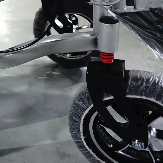 Carbon Steel Frame, Small Wheel, Front Shock Absorption, Spray Paint Model