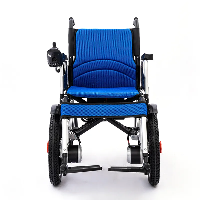Ultra-light foldable carbon steel frame electric wheelchair