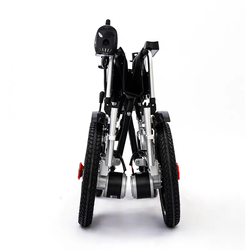 Ultra-light foldable carbon steel frame electric wheelchair
