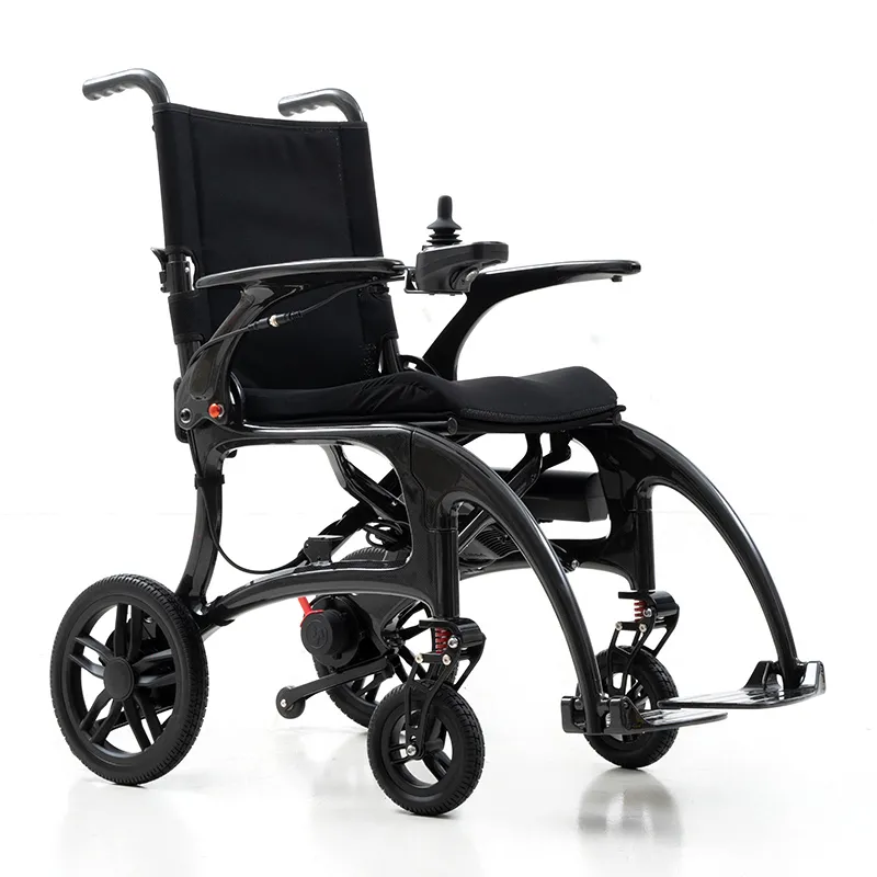 Lightweight and foldable carbon fiber electric wheelchair