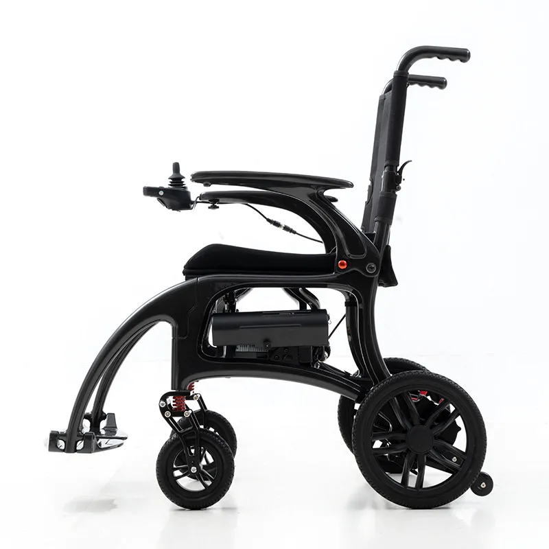Lightweight and foldable carbon fiber electric wheelchair