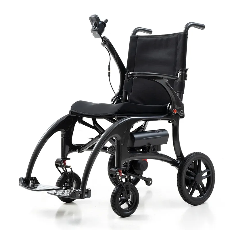 Lightweight and foldable carbon fiber electric wheelchair