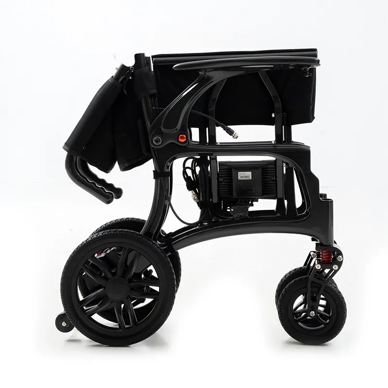 Lightweight and foldable carbon fiber electric wheelchair