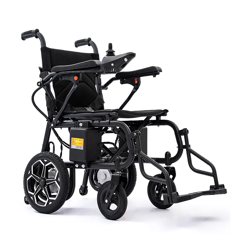 Carbon steel frame lightweight electric wheelchair