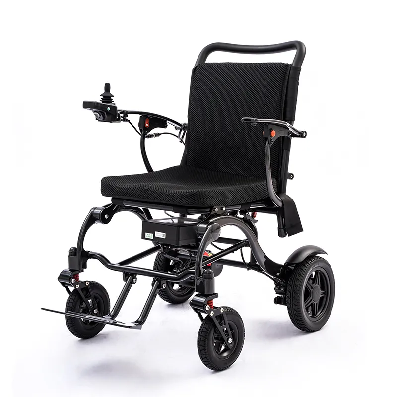 Carbon fiber frame folding electric wheelchair