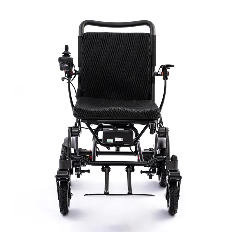 Carbon fiber frame folding electric wheelchair
