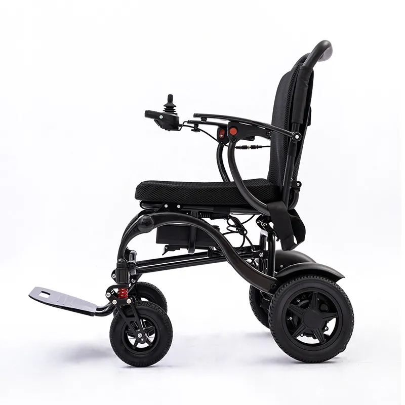 Carbon fiber frame folding electric wheelchair