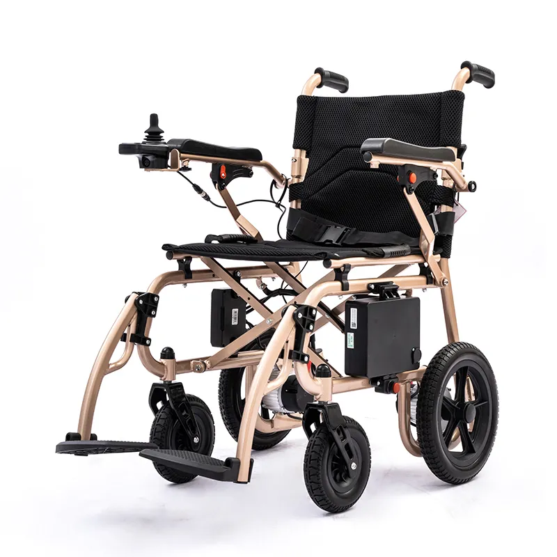 Aluminum alloy flexible foldable electric wheelchair