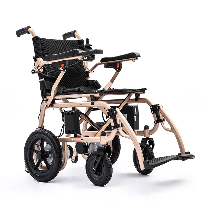 Aluminum alloy flexible foldable electric wheelchair