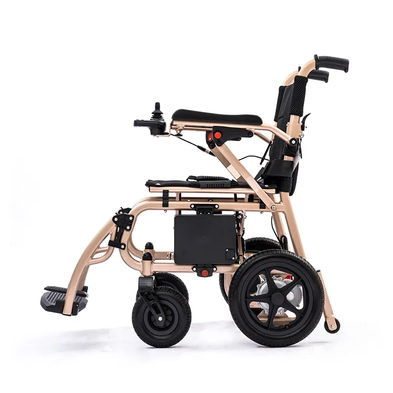 Aluminum alloy flexible foldable electric wheelchair