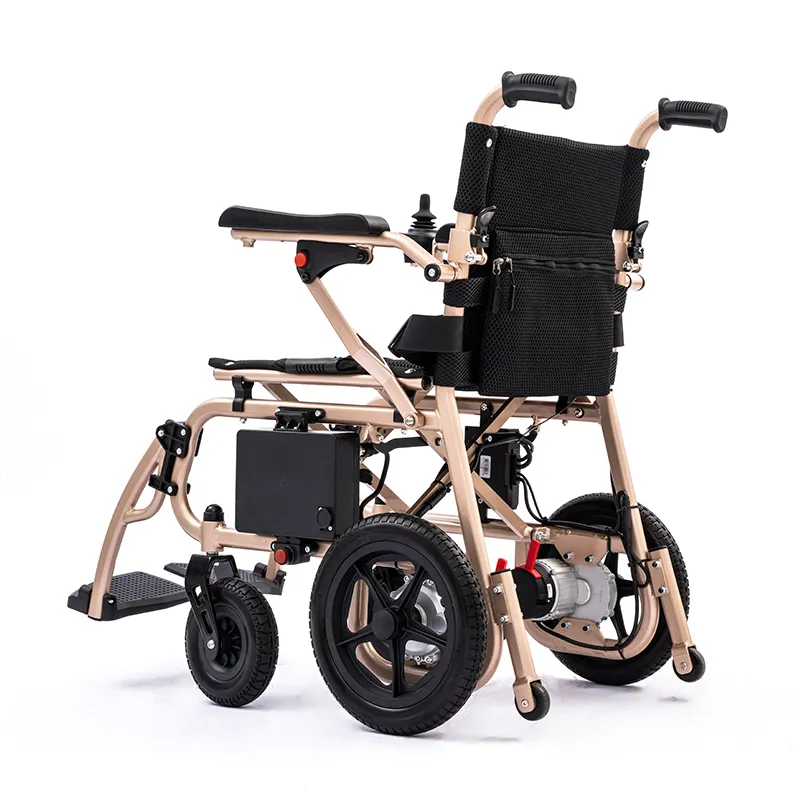 Aluminum alloy flexible foldable electric wheelchair