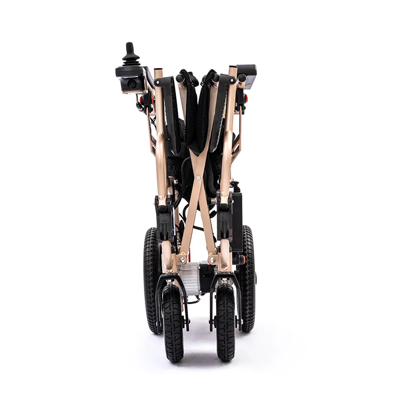Aluminum alloy flexible foldable electric wheelchair