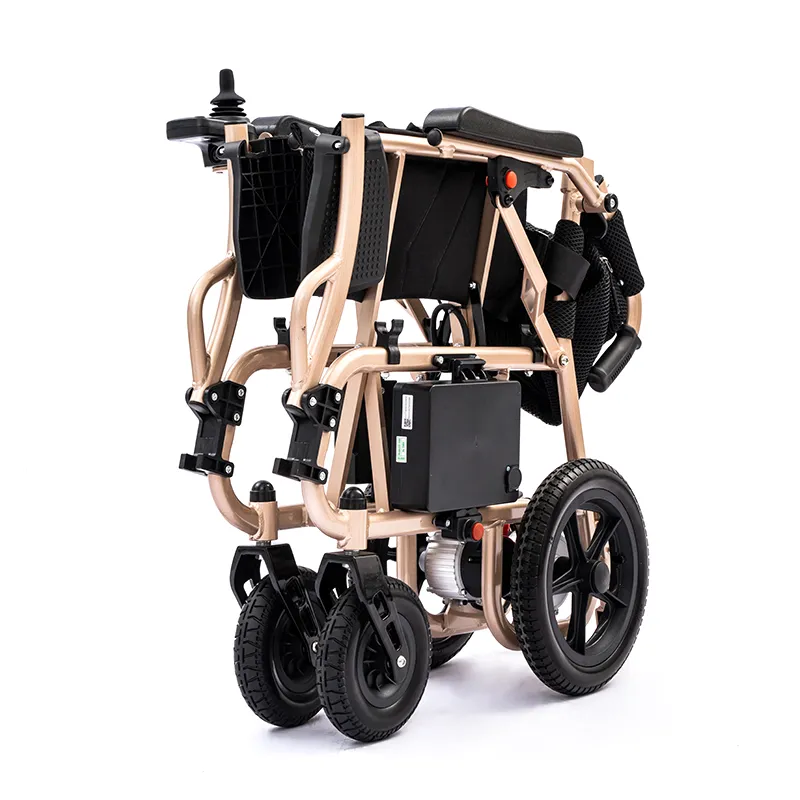 Aluminum alloy flexible foldable electric wheelchair