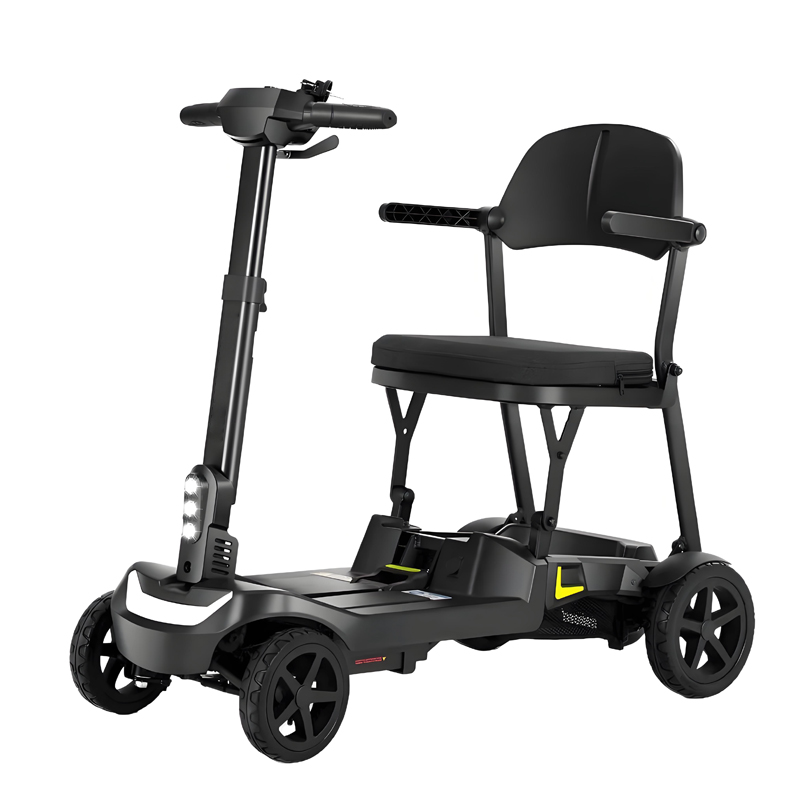 Dual-lithium battery electric four-wheeled scooter