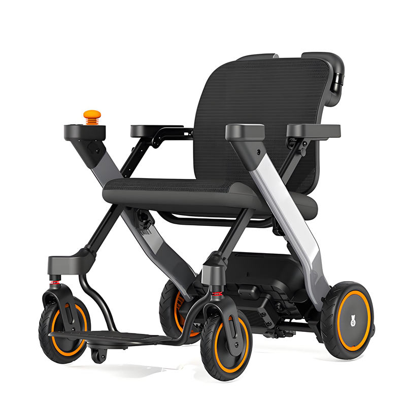 Lightweight folding electric wheelchair