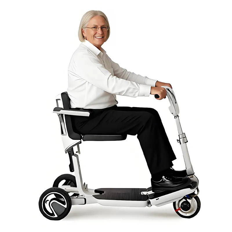 Lightweight and foldable mobility scooter
