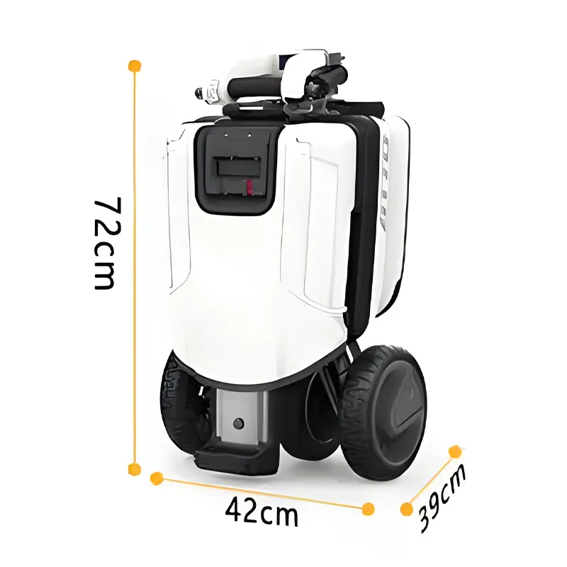 Lightweight and foldable mobility scooter