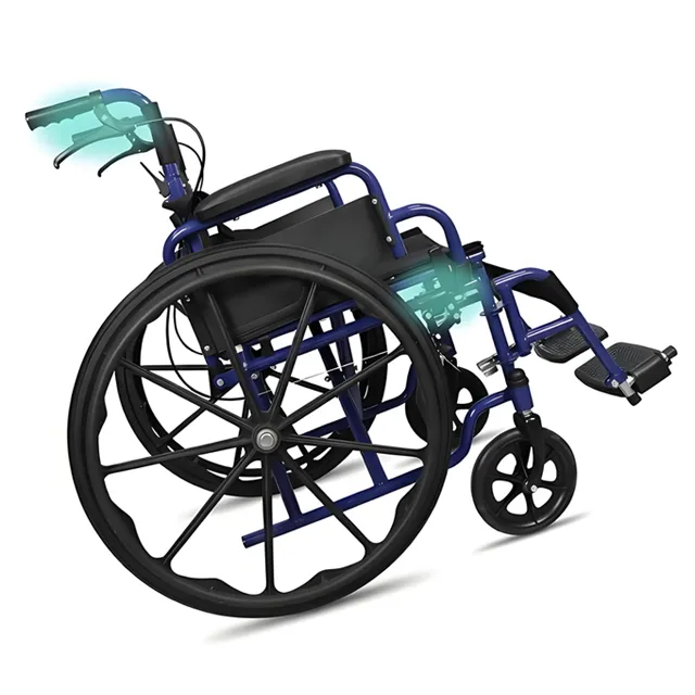 Carbon steel manual wheelchair