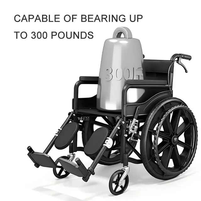 Manual wheelchair with elevating leg rests