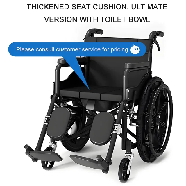 Manual wheelchair with elevating leg rests