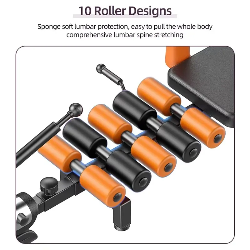 Electric home neck and lumbar traction bed