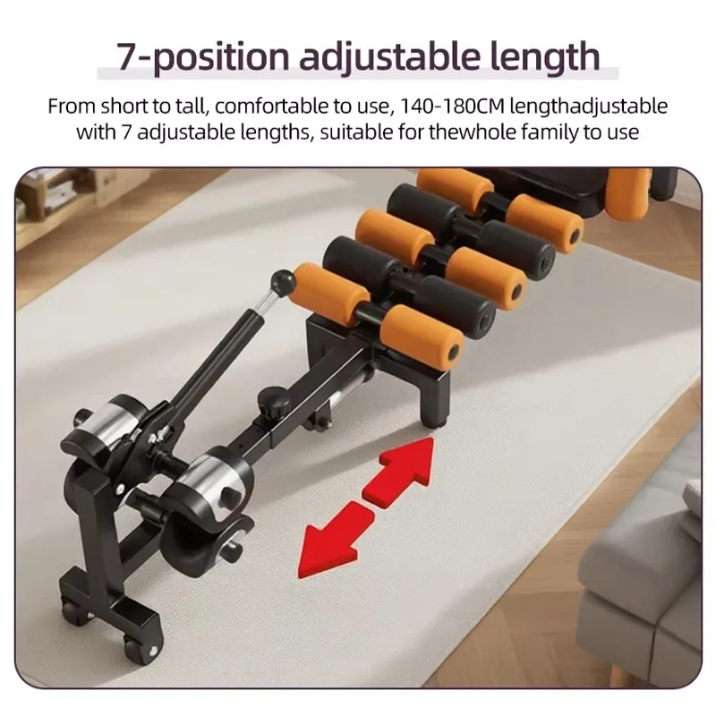 Electric home neck and lumbar traction bed