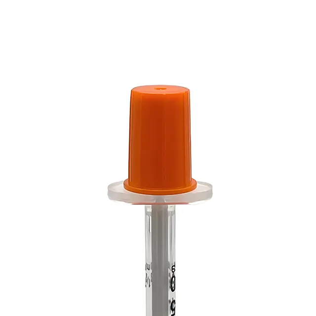 Orange Insulin Syringe 1cc 31G 8mm