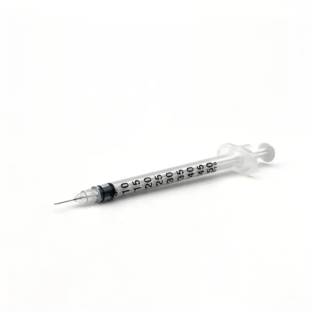 Orange Insulin Syringe 1cc 31G 8mm