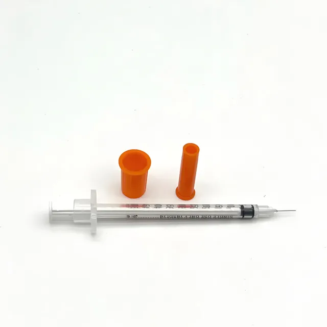 Orange Insulin Syringe 1cc 31G 8mm