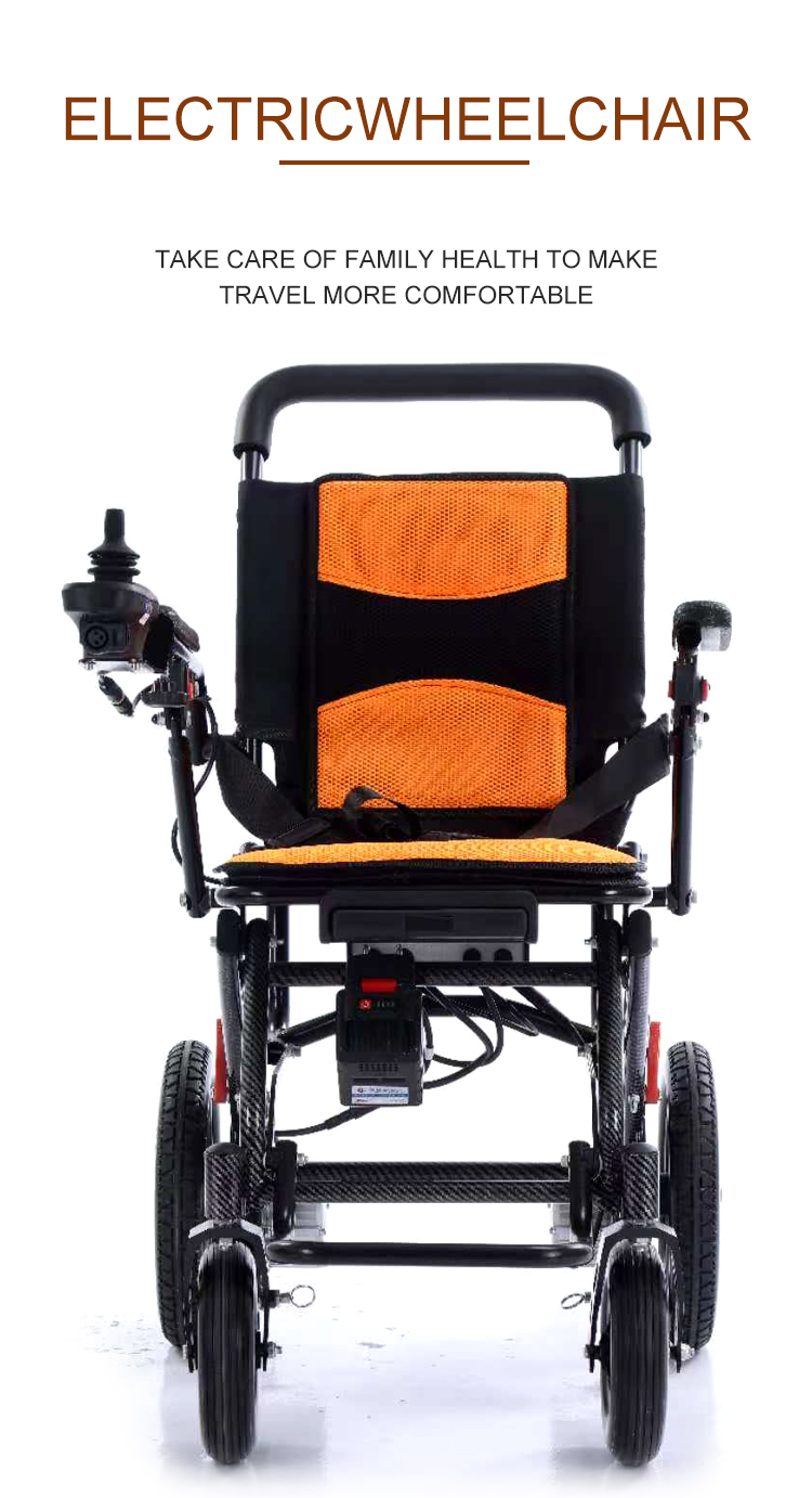 Motor Convenient Foldable Electric Wheelchair Manufactured