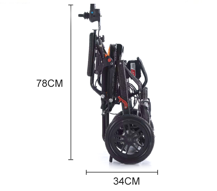 Motor Convenient Foldable Electric Wheelchair Manufactured