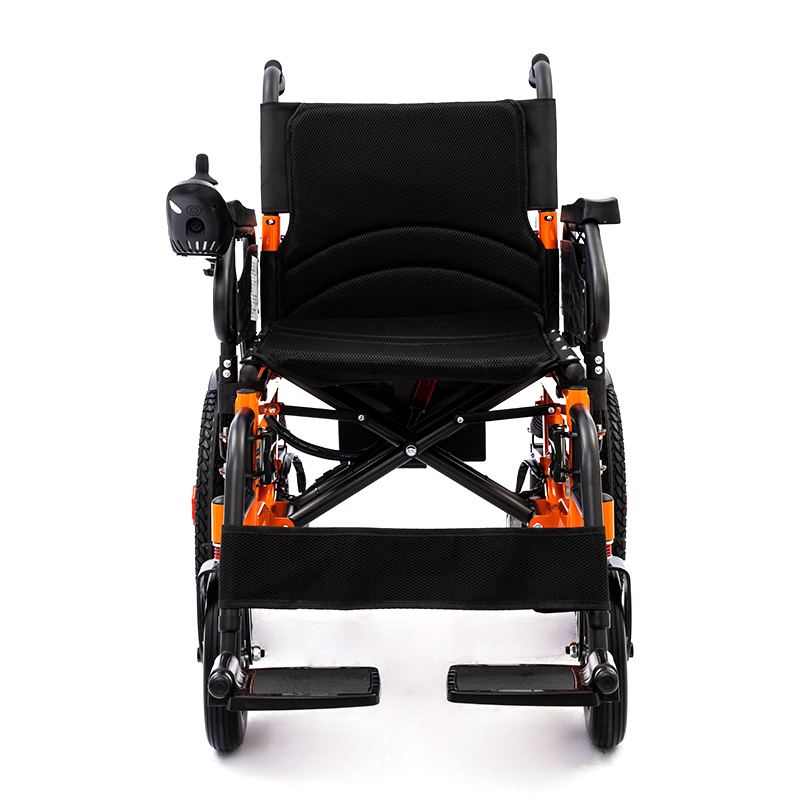 Widened carbon steel frame foldable wheelchair