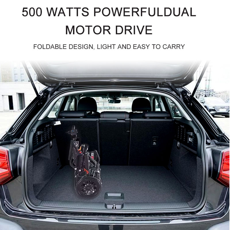 Widened carbon steel frame foldable wheelchair