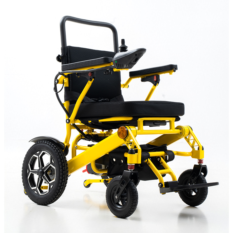 High-strength aluminum alloy foldable wheelchair