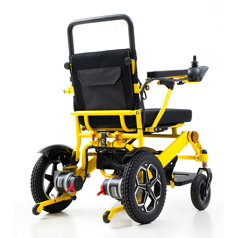 High-strength aluminum alloy foldable wheelchair
