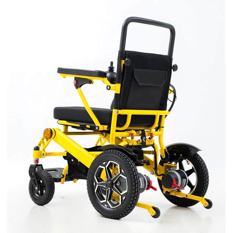 High-strength aluminum alloy foldable wheelchair