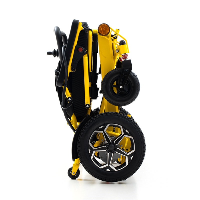 High-strength aluminum alloy foldable wheelchair