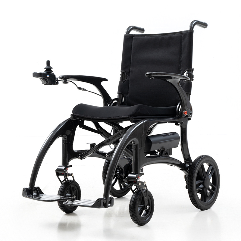 Lightweight and foldable carbon fiber electric wheelchair Lightweight and foldable carbon fiber electric wheelchair