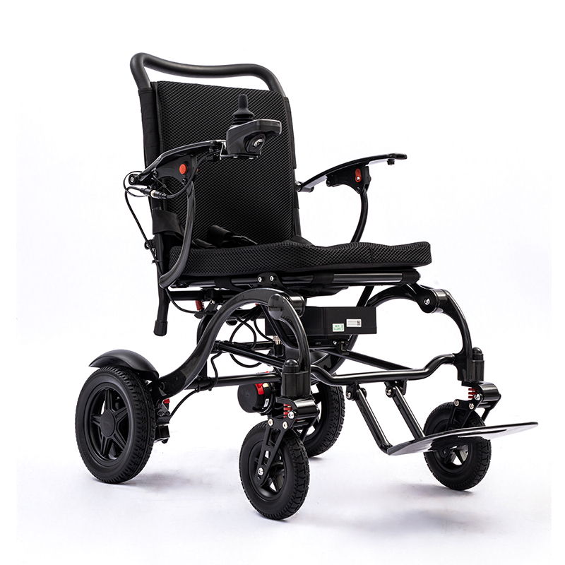Carbon fiber frame folding electric wheelchair