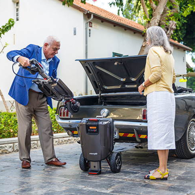 Sporty electric scooter