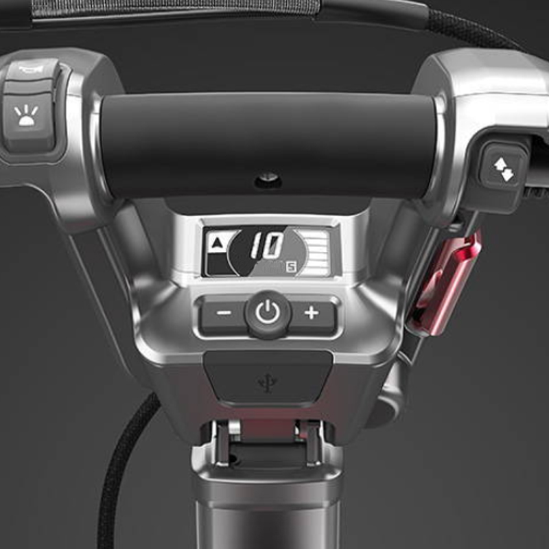 Sporty electric scooter